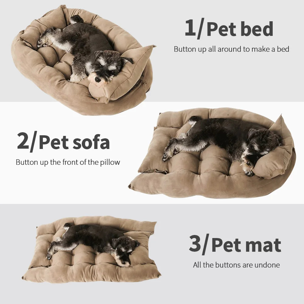 Multifunction 3-in-1 Pet Bed Mat