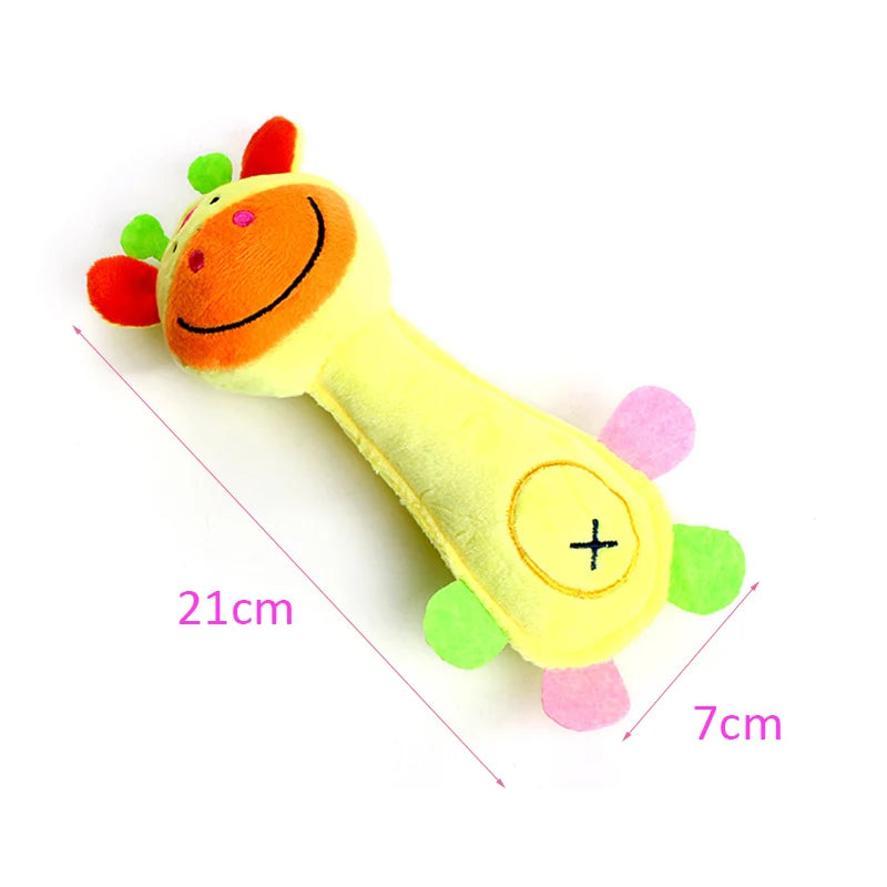 Durable Plush Dog Toy with Squeaky Sound