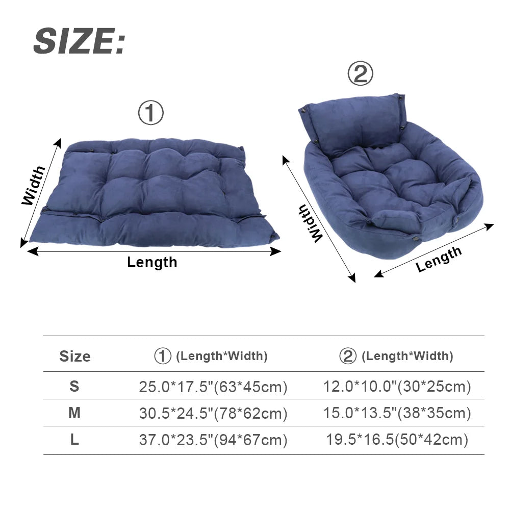 Multifunction 3-in-1 Pet Bed Mat