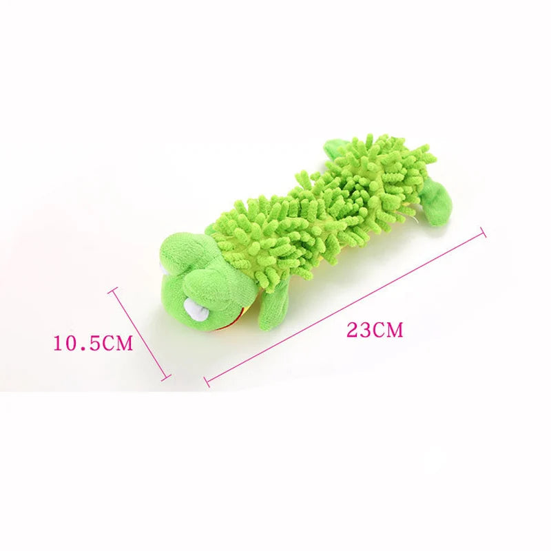 Durable Plush Dog Toy with Squeaky Sound
