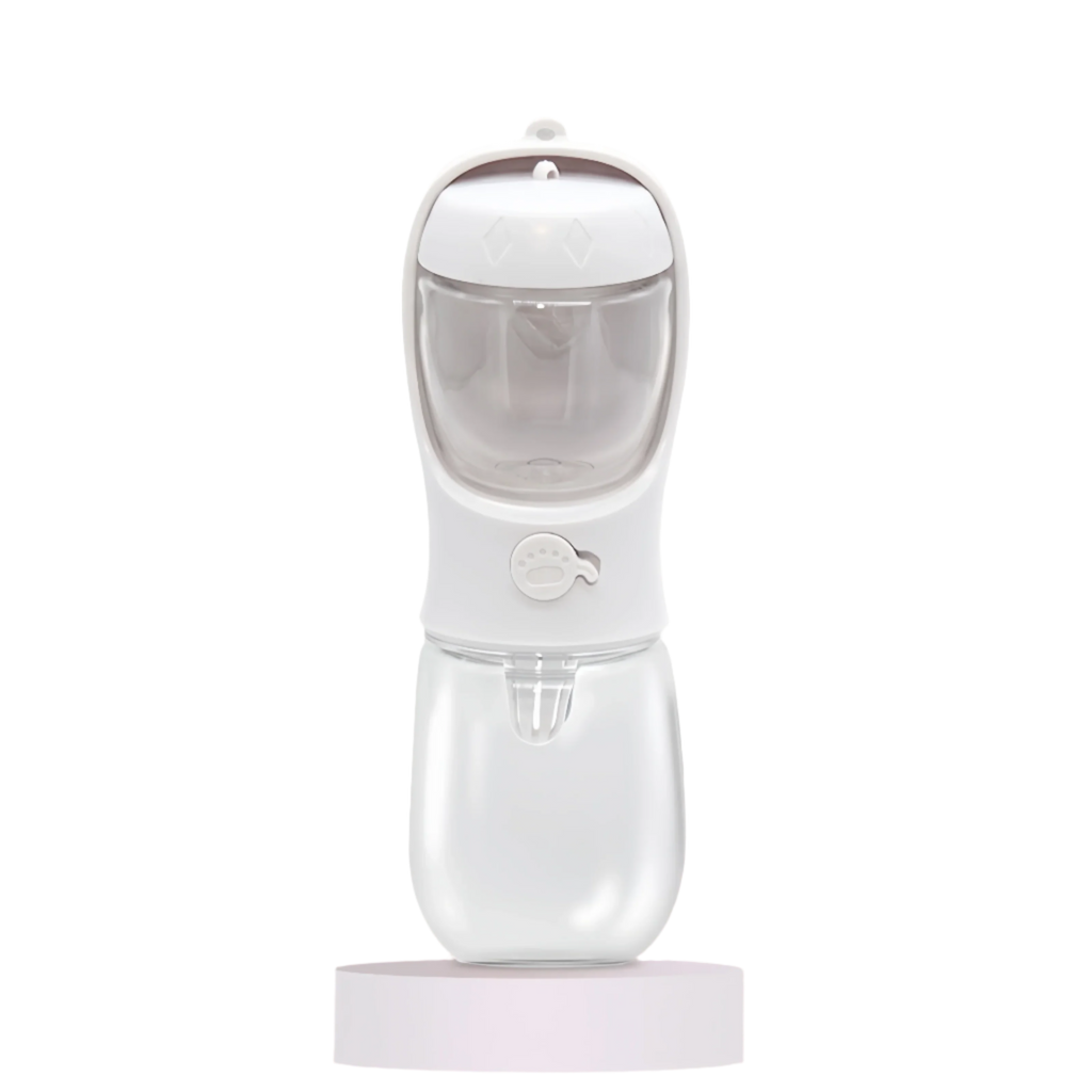 Portable Pet Water Bottle with Food Storage