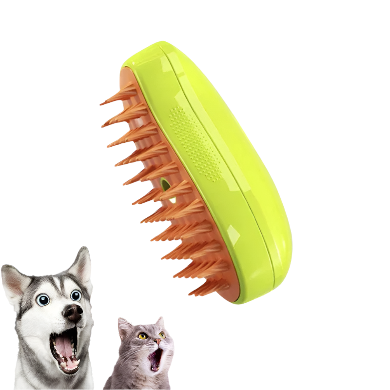 3-in-1 Cat & Dog Steamy Brush