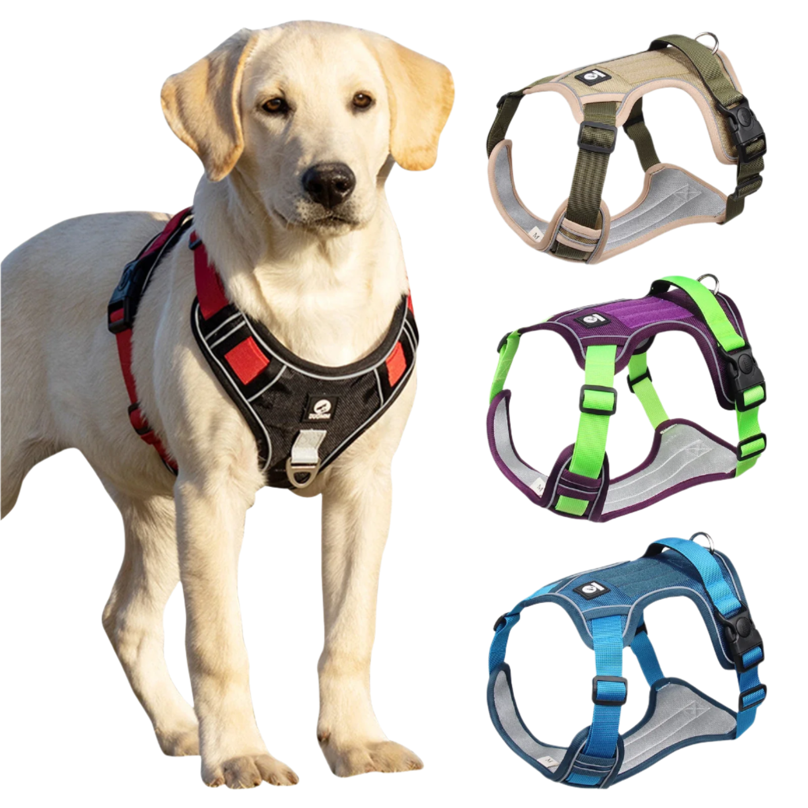 Reflective Tactical Dog Harness