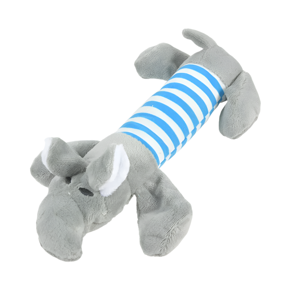 Interactive Plush Dinosaur Chew Toy