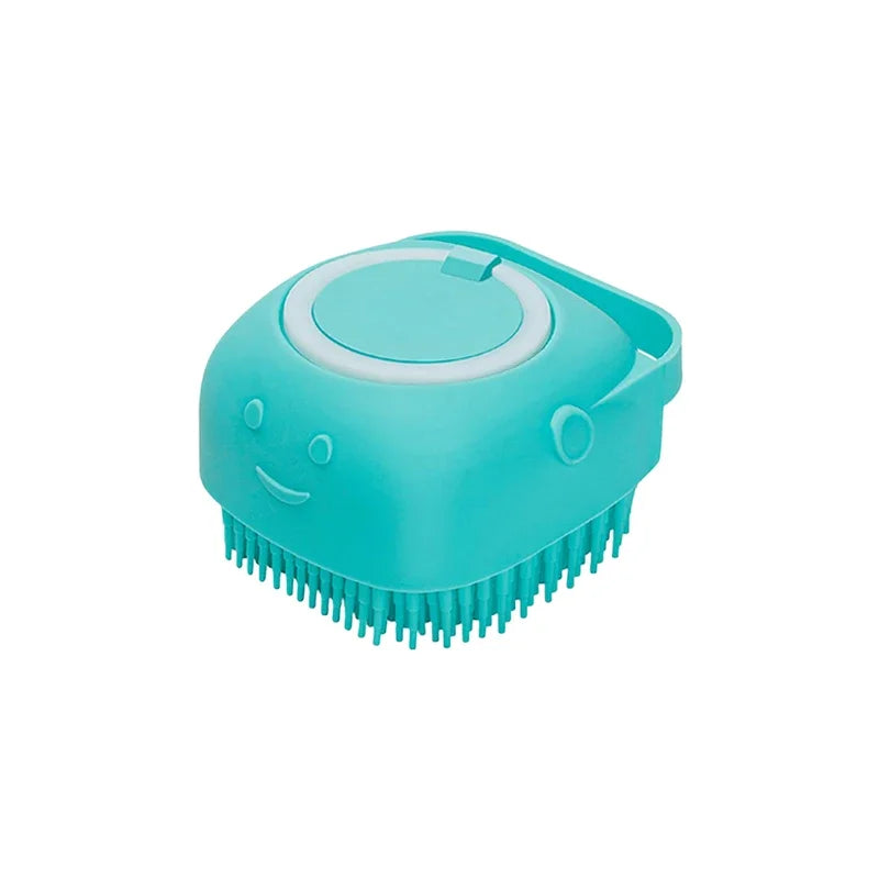 Pet Bath Brush & Massage Tool for Dogs and Cats