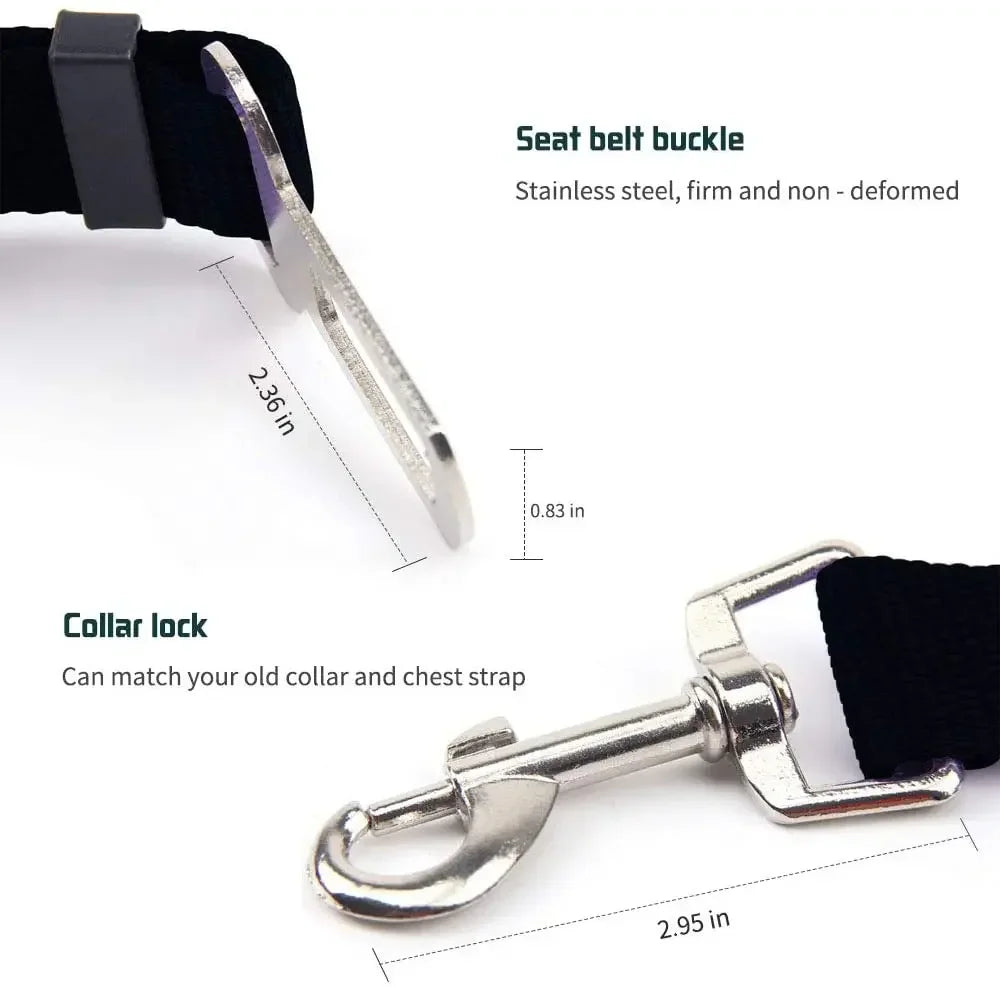 Adjustable Dog Seat Belt for Car