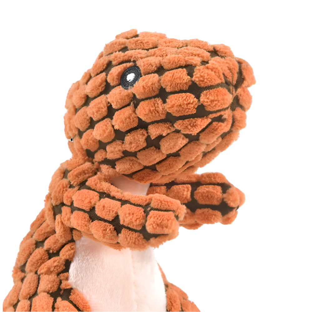 Interactive Plush Dinosaur Chew Toy
