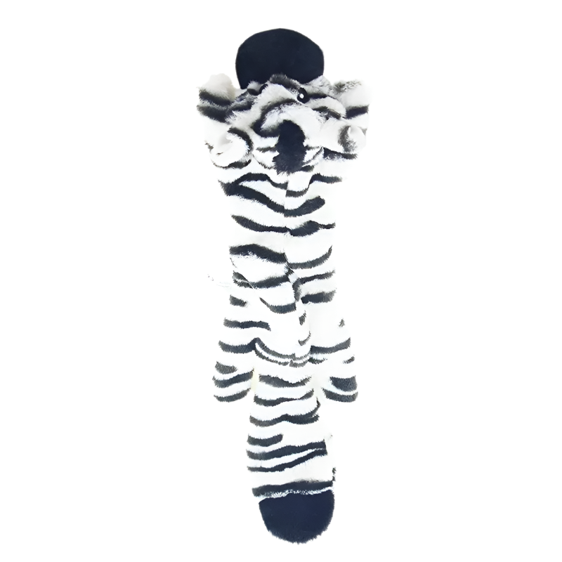 Durable Stuffingless Dog Toy with Squeakers & Crinkle