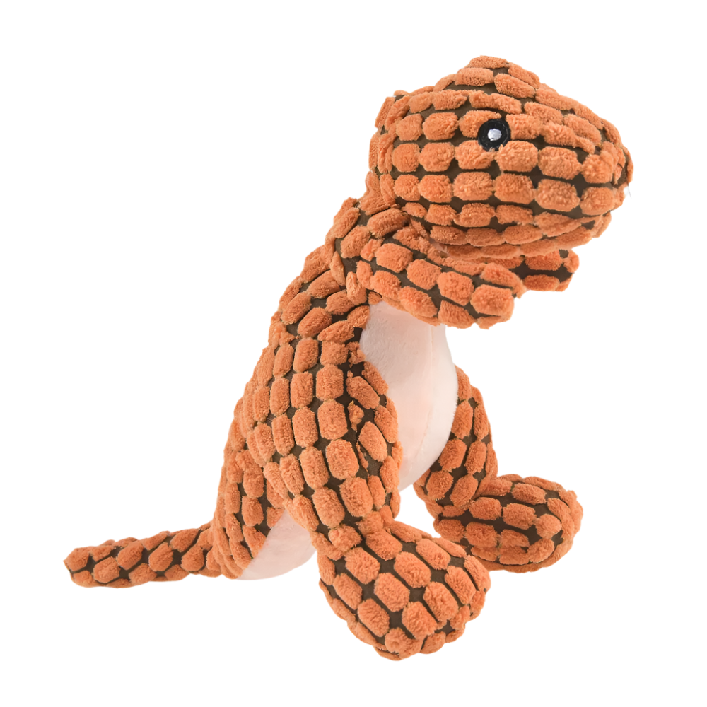 Interactive Plush Dinosaur Chew Toy