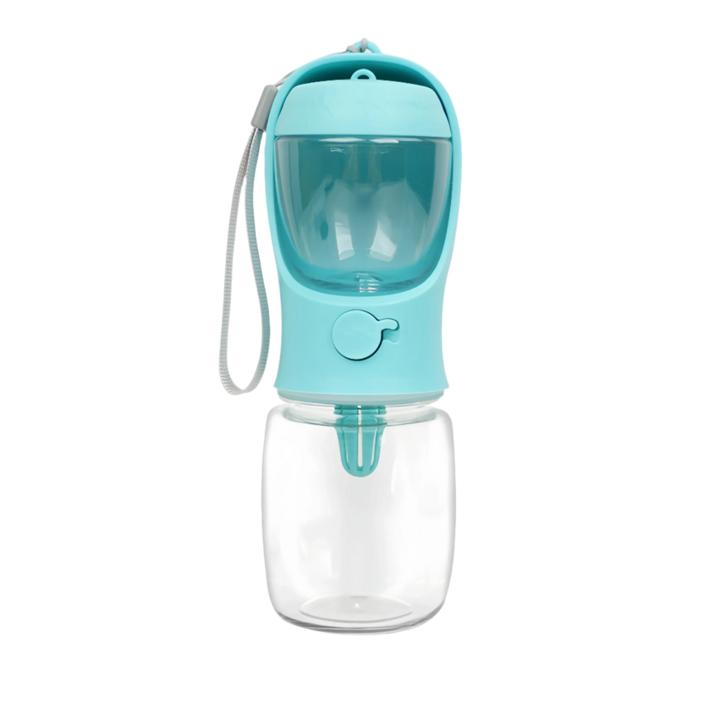 Portable Pet Water Bottle with Food Storage