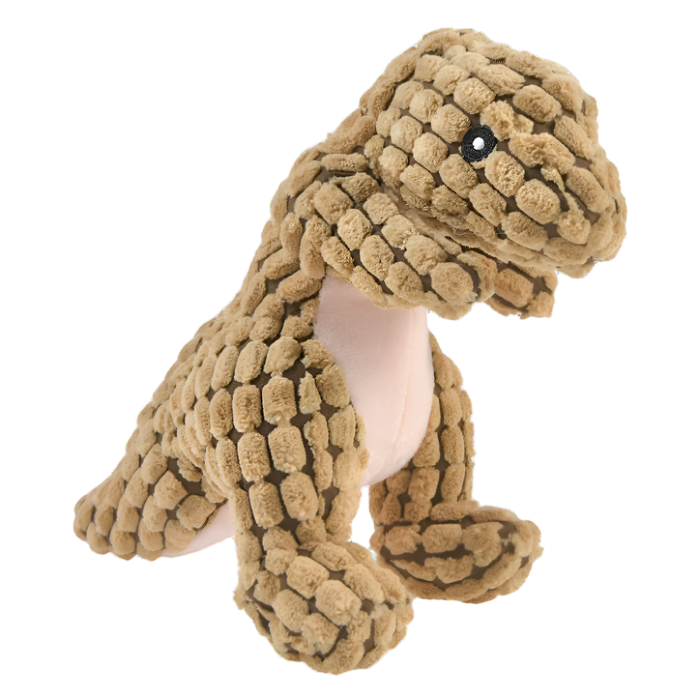 Interactive Plush Dinosaur Chew Toy