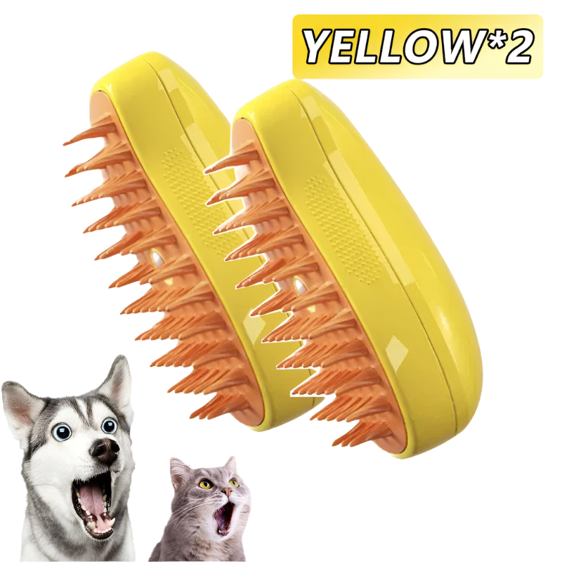 3-in-1 Cat & Dog Steamy Brush