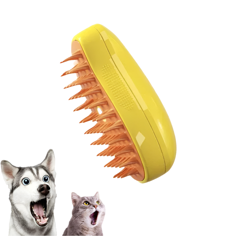 3-in-1 Cat & Dog Steamy Brush