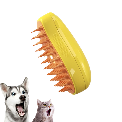 3-in-1 Cat & Dog Steamy Brush