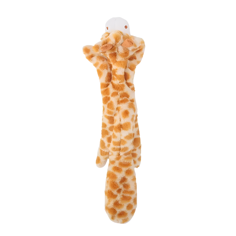 Durable Stuffingless Dog Toy with Squeakers & Crinkle