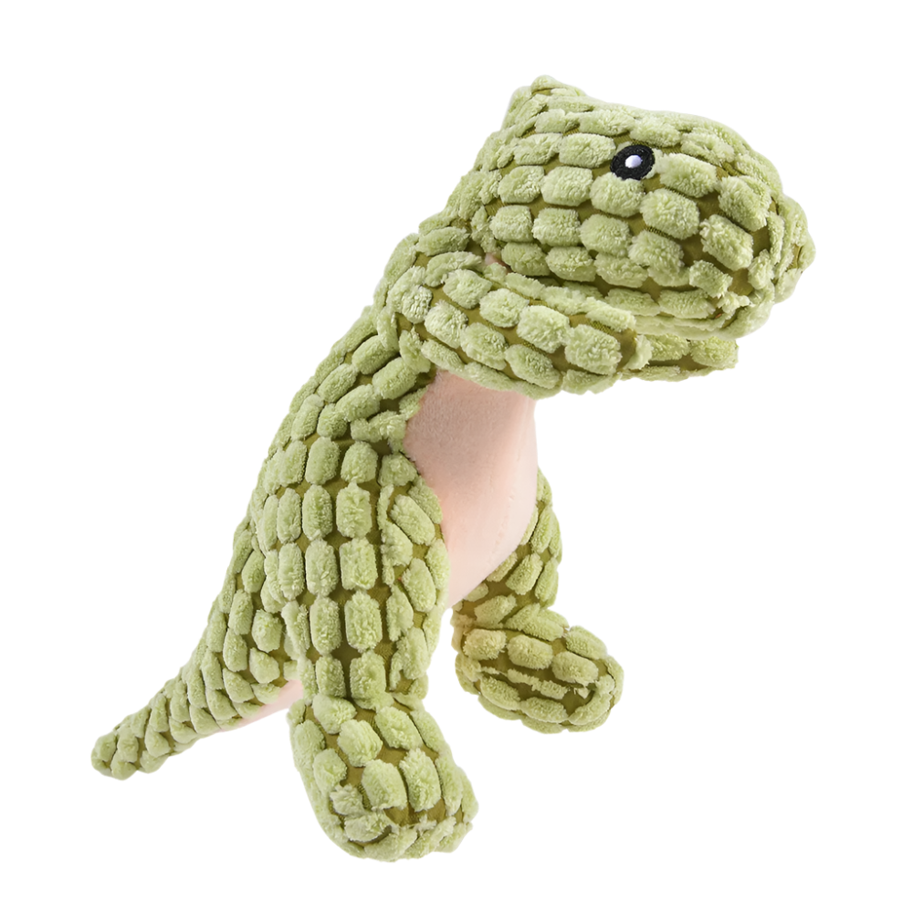 Interactive Plush Dinosaur Chew Toy
